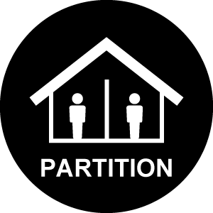 間仕切りの変更　PARTITION