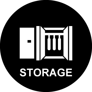 収納スペースの増設　STORAGE